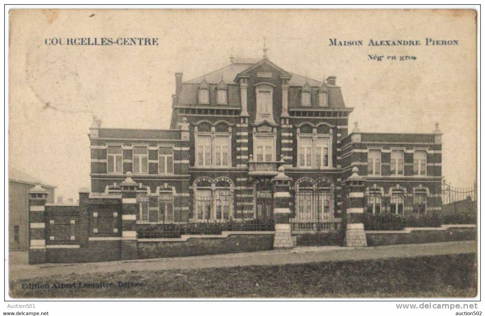 06552g Maison ALEXANDRE PIERON - Courcelles-Centre - Courcelles