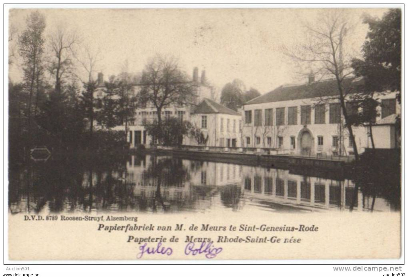 07896g PAPETERIE MEURS - Papierfabriek Van M. Meurs - Rhode-Saint-Genèse - Rhode-St-Genèse - St-Genesius-Rode