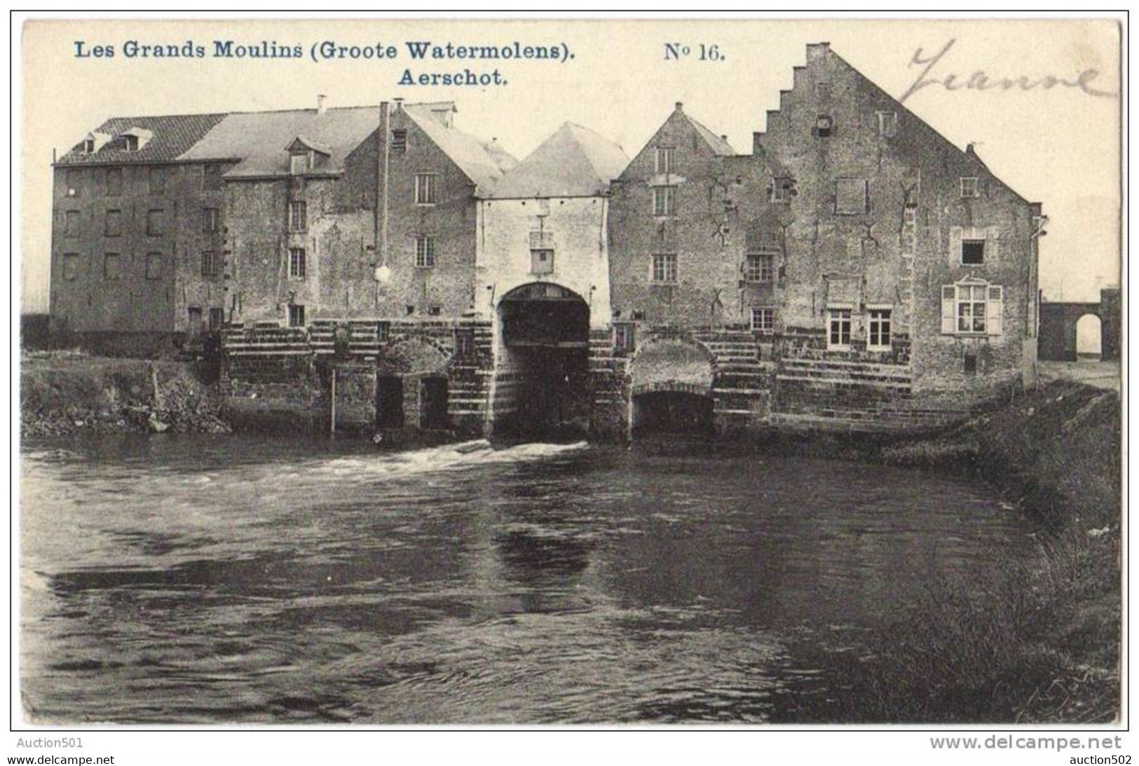 08217g MOULIN à EAU - Groote Watermolens - Aerschot - 1906 - Aarschot