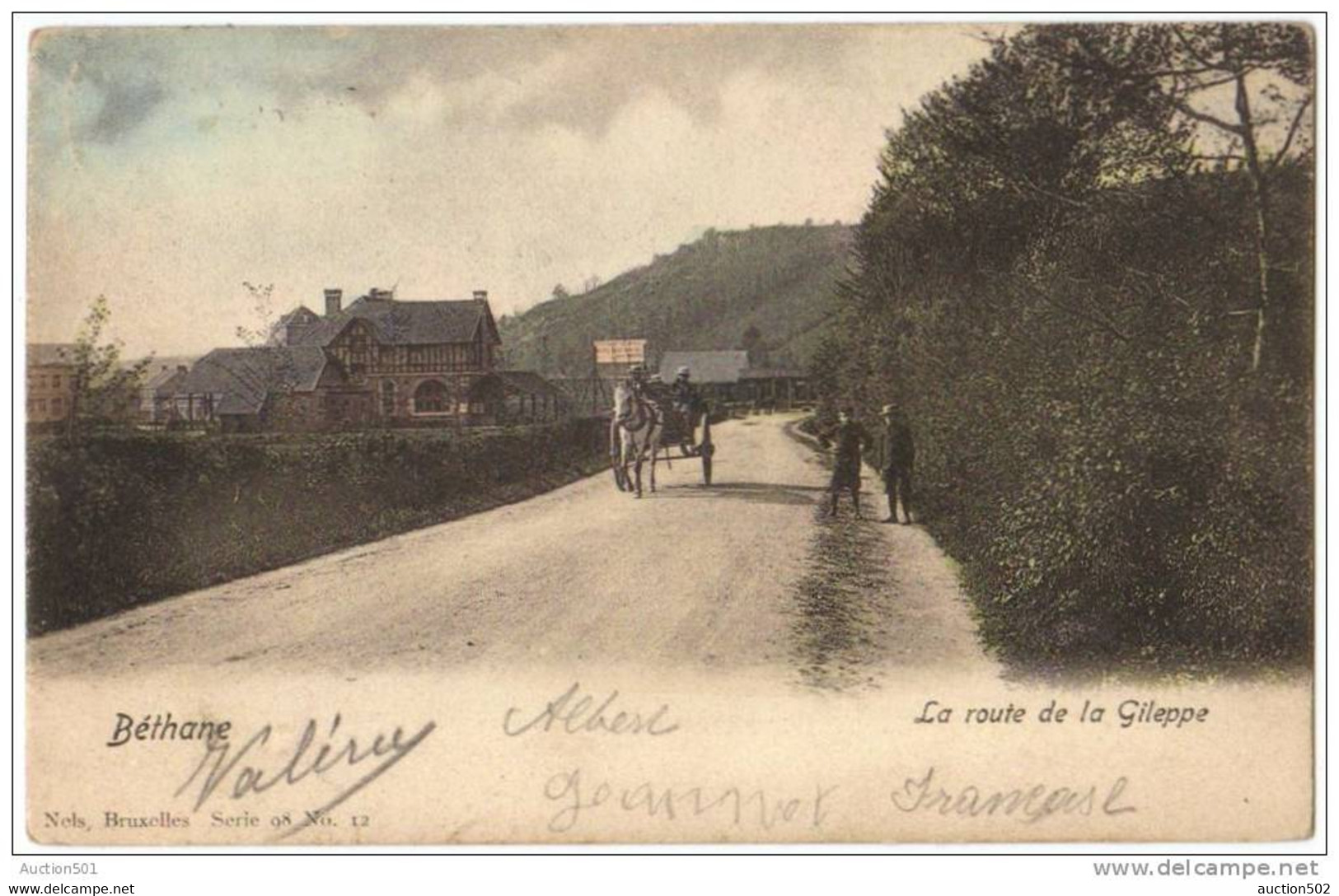 08449g BETHANE - La Route De La Gileppe - Carte Colorisée - Limbourg