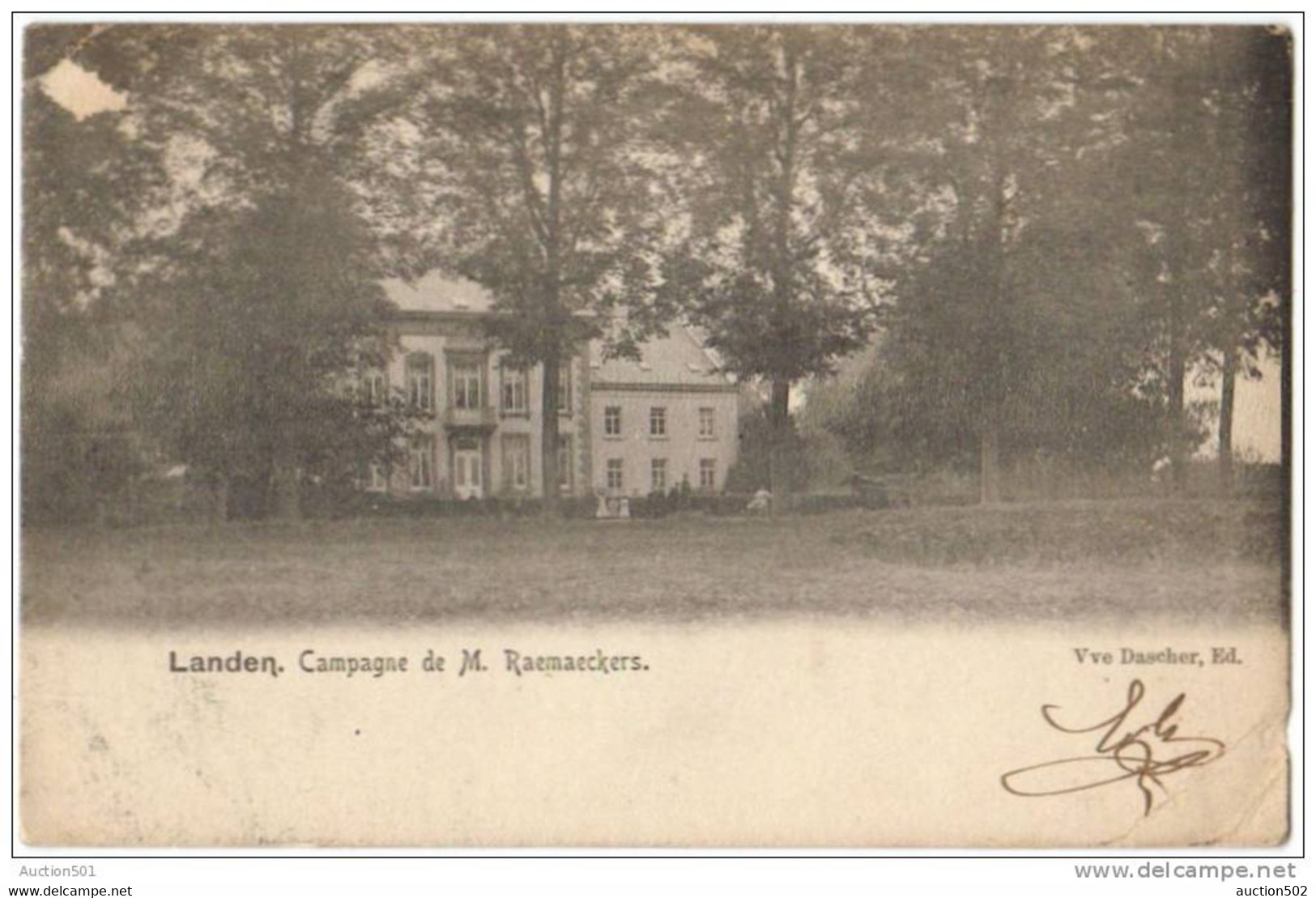 08552g  CAMPAGNE De M. Raemaeckers - Landen - 1904 - Landen