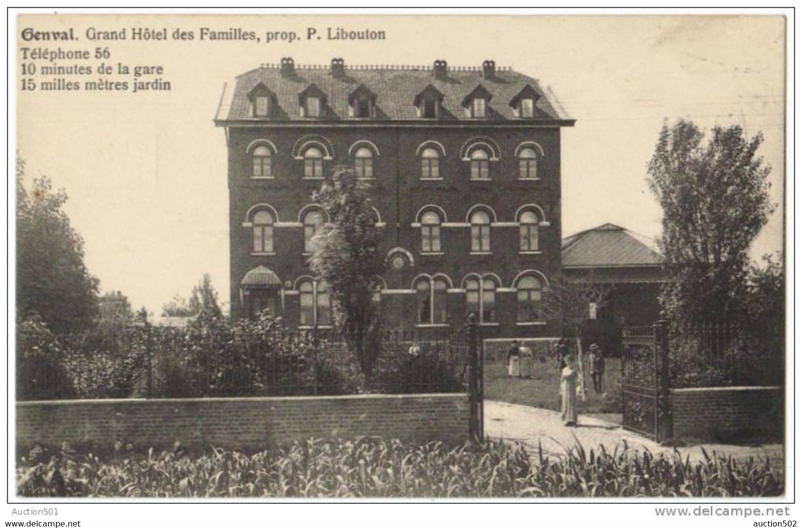 08641g HOTEL Des Familles - P. Libouton Propriétaire - Genval - Rixensart
