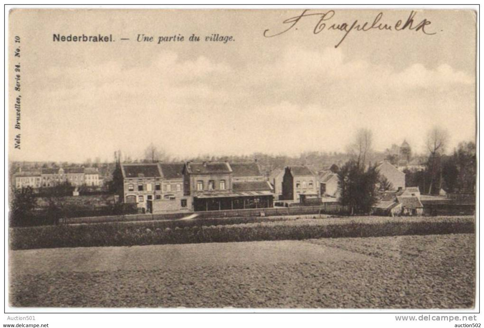 08828g CHAMPS De CULTURE - Une Partie Du Village - Nederbrakel - 1903 - Brakel