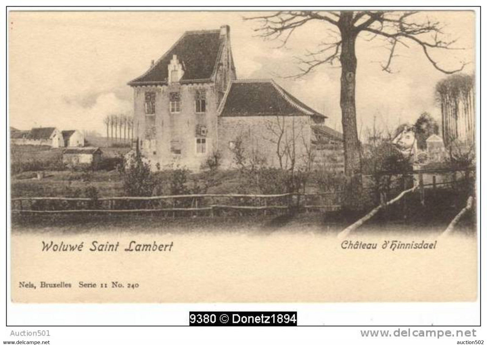 09380g CHATEAU D'HINNISDAEL - Woluwé - St-Lambrechts-Woluwe - Woluwe-St-Lambert