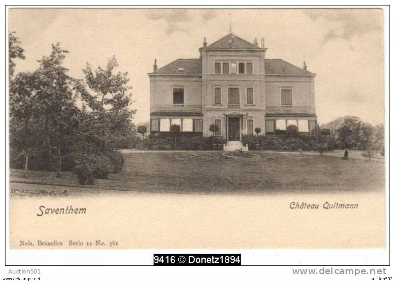 09416g CHATEAU QUITMANN - Saventhem - Zaventem