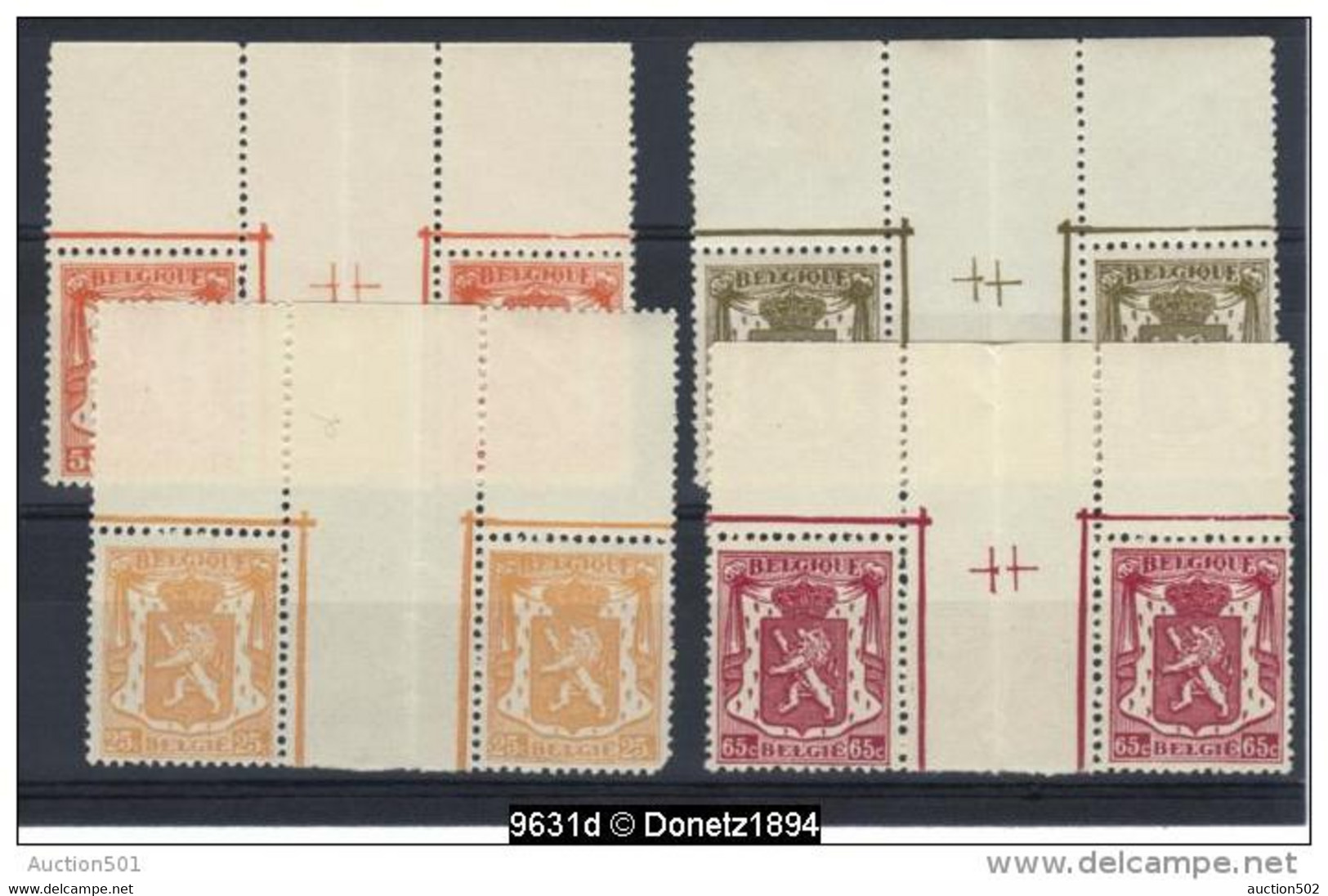 09631 Lot De Paires Et Blocs Interpanneau ** MNH - 1935-1949 Piccolo Sigillo Dello Stato