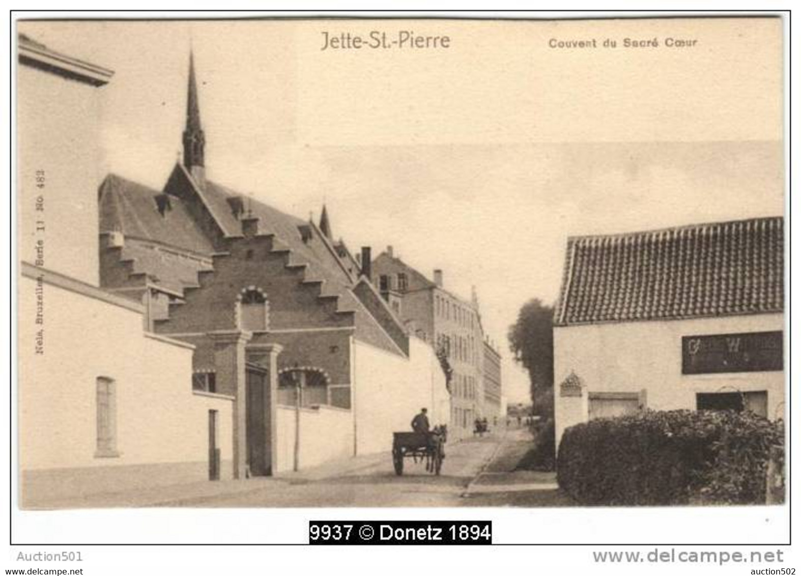 09937g COUVENT Du SACRE COEUR  - Jette St. Pierre - Charrette - Jette
