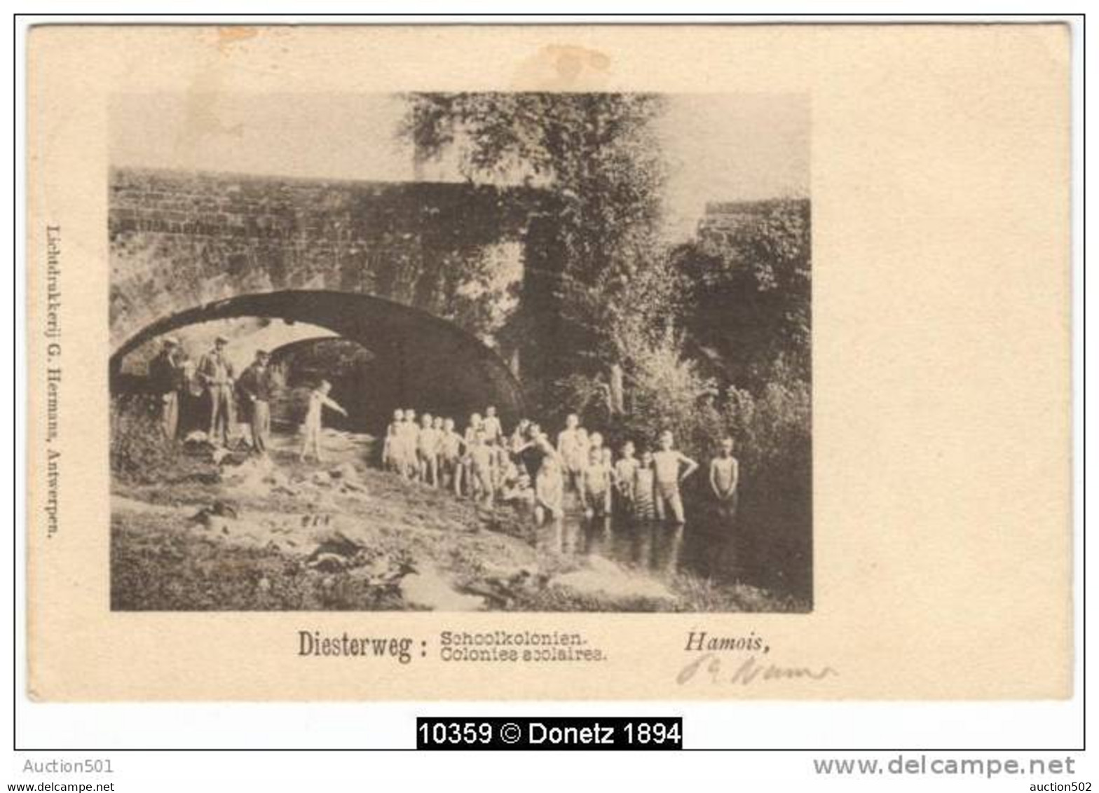 10359g SCHOOLKOLONIEN - Colonies Scolaires - Hamois - 1904 - Hamois