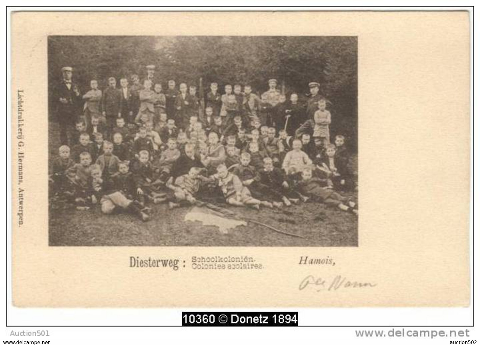 10360g SCHOOLKOLONIEN - Colonies Scolaires - Hamois - 1904 - Hamois