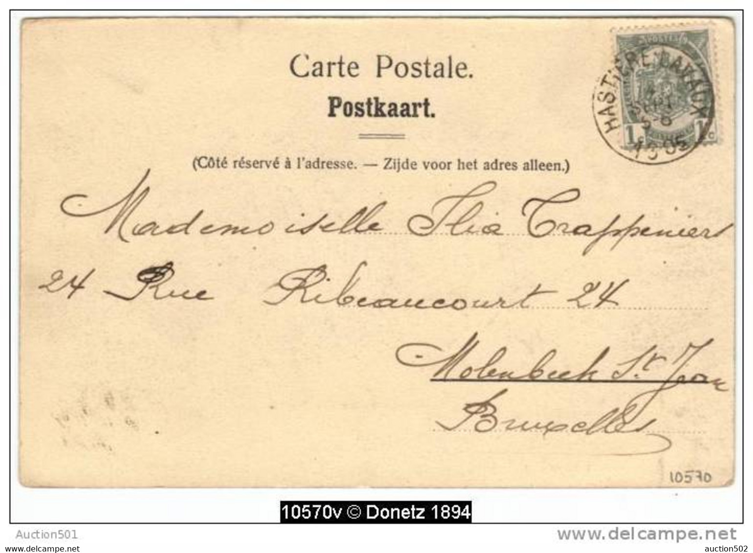 10570g POSTE - L'ancien Bureau - Hastière - 1905 - Hastière