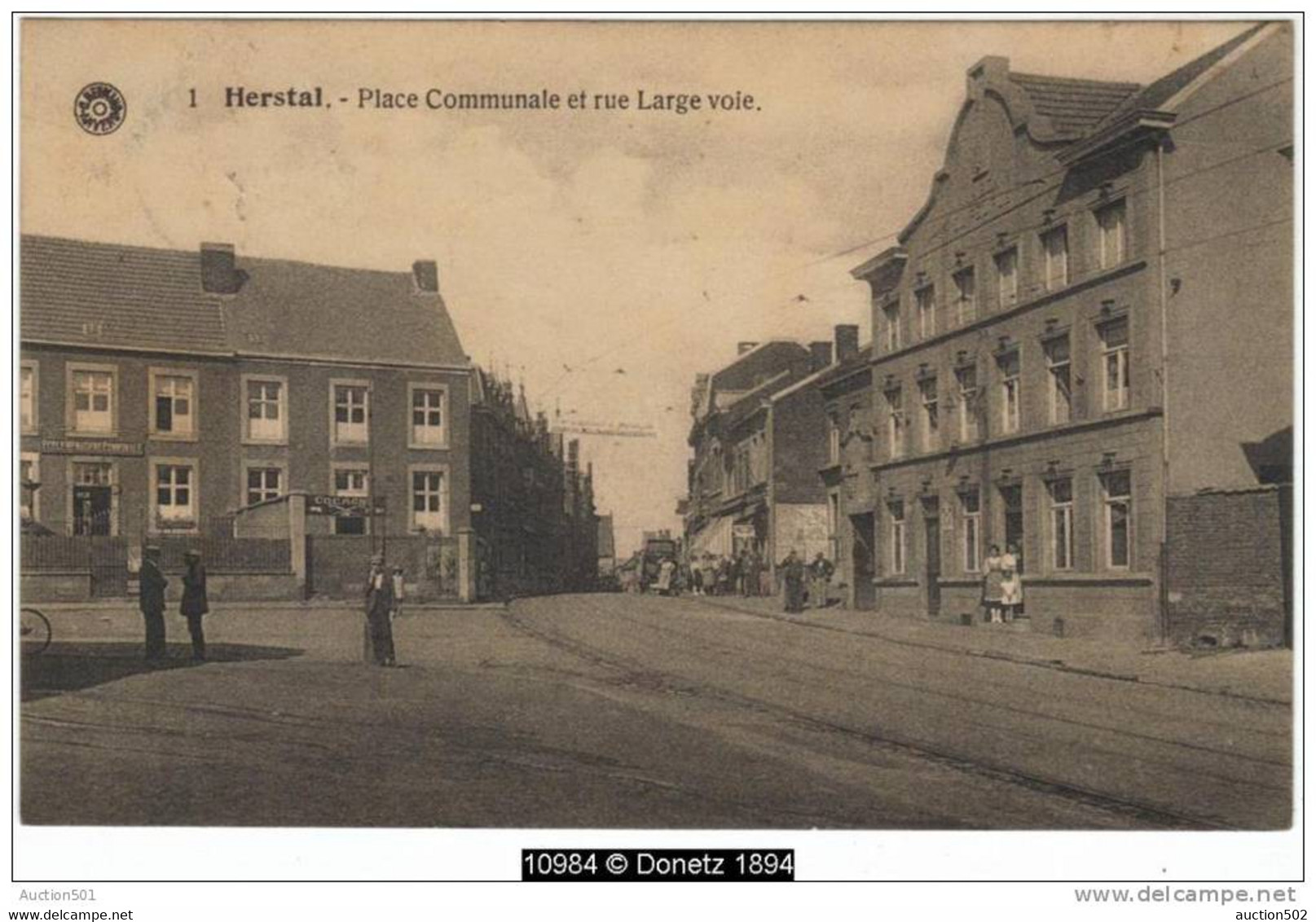 10984g PLACE COMMUNALE -  Rue LARGE VOIE  - Ecole Menagère - 1923 - Herstal