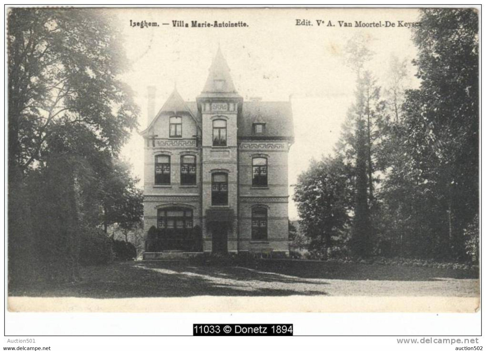 11033g ISEGHEM - Villa Marie-Antoinette - 1907 - Izegem
