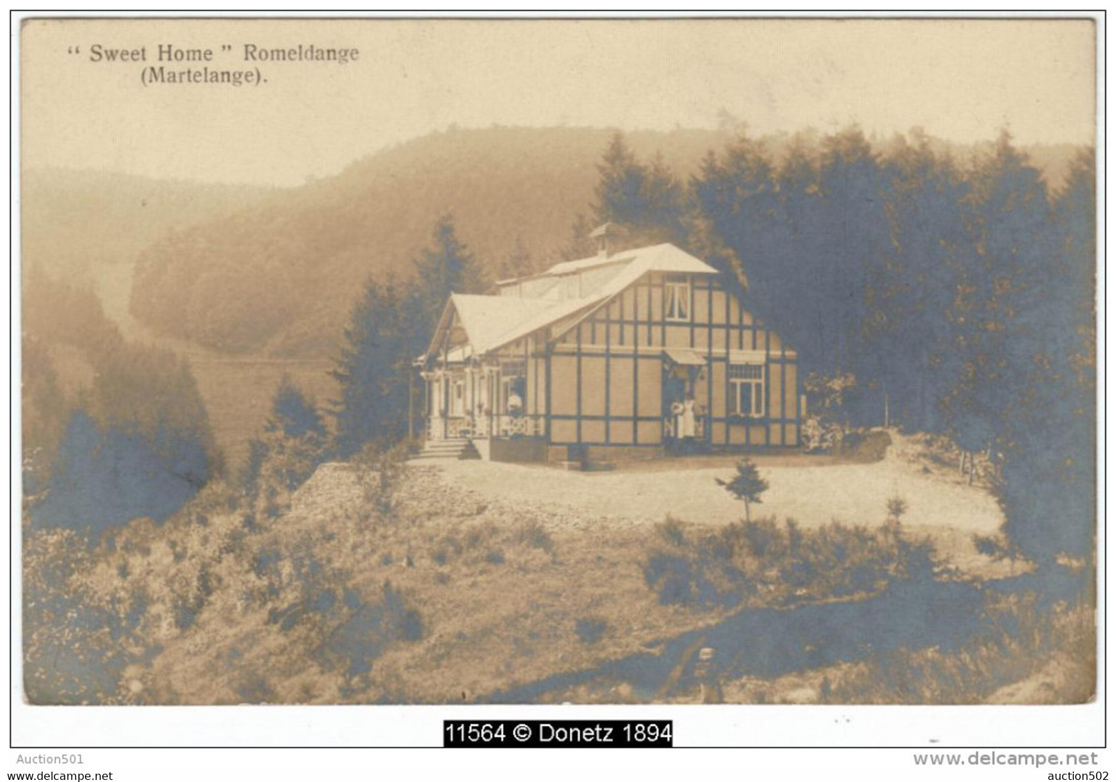 11564g ROMELDANGE - ""Sweet Home"" - Carte Photo - Fauvillers