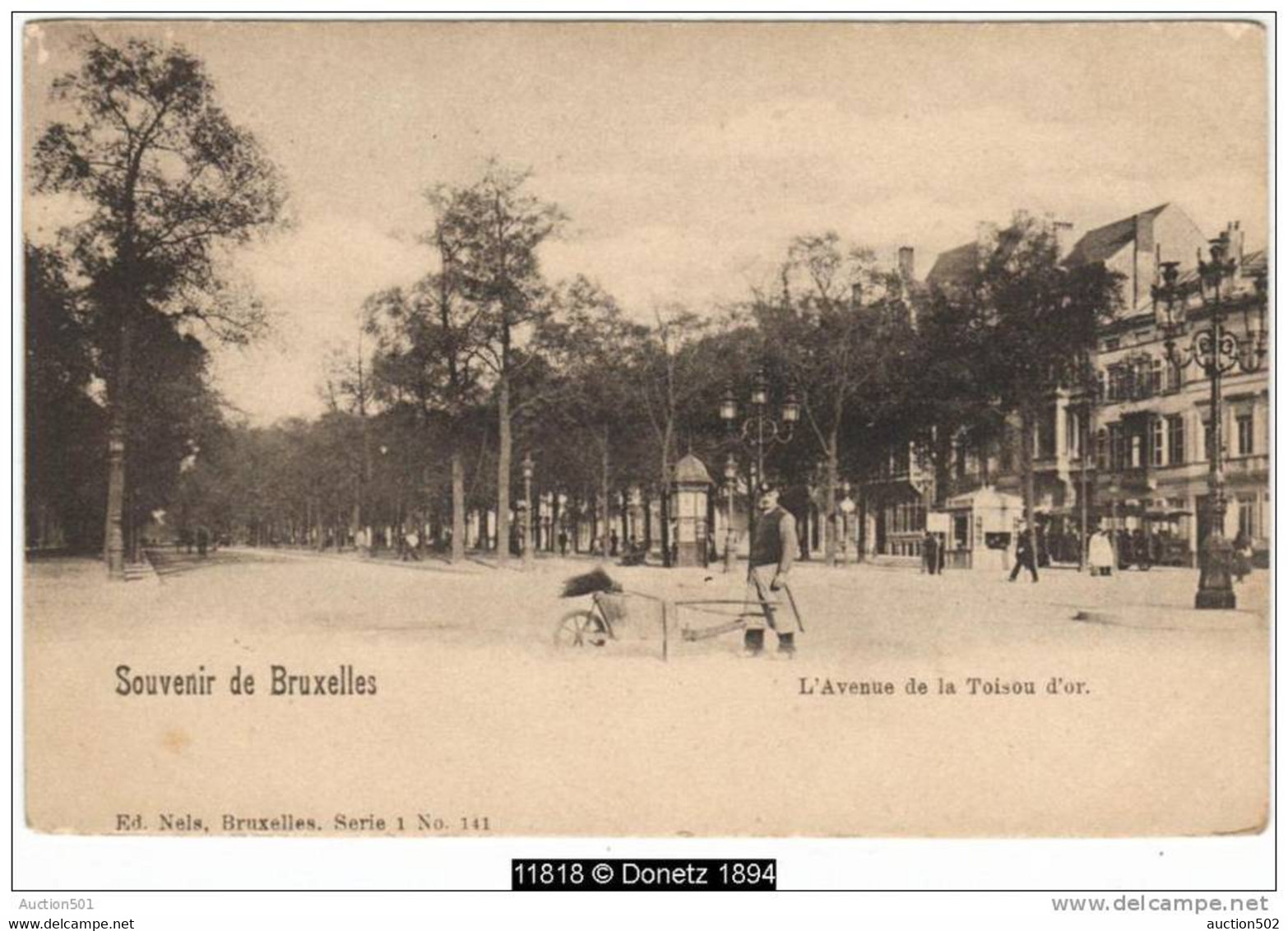 11818g BALAYEUR DE RUE - Avenue De La Toison D'or - Bruxelles - Ixelles - Elsene