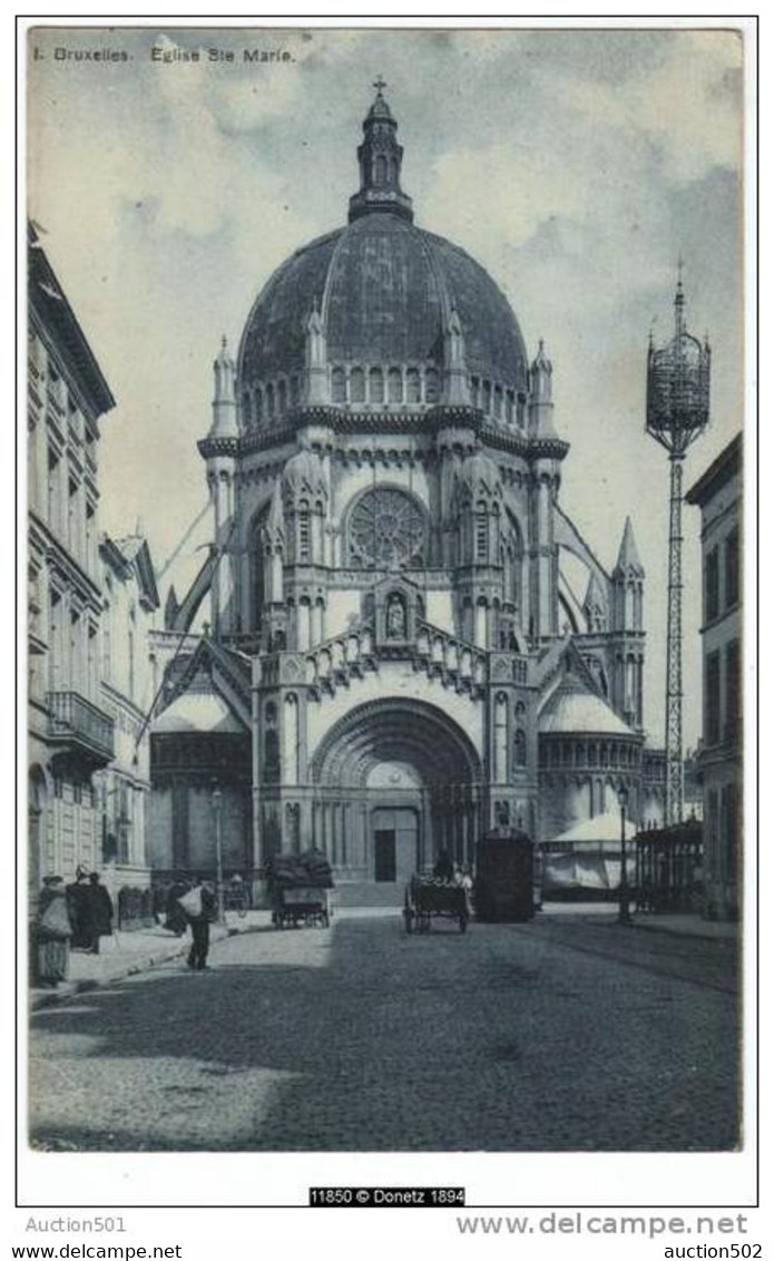 11850g EGLISE Sainte Marie - Tram - Bruxelles - Schaerbeek - Schaarbeek