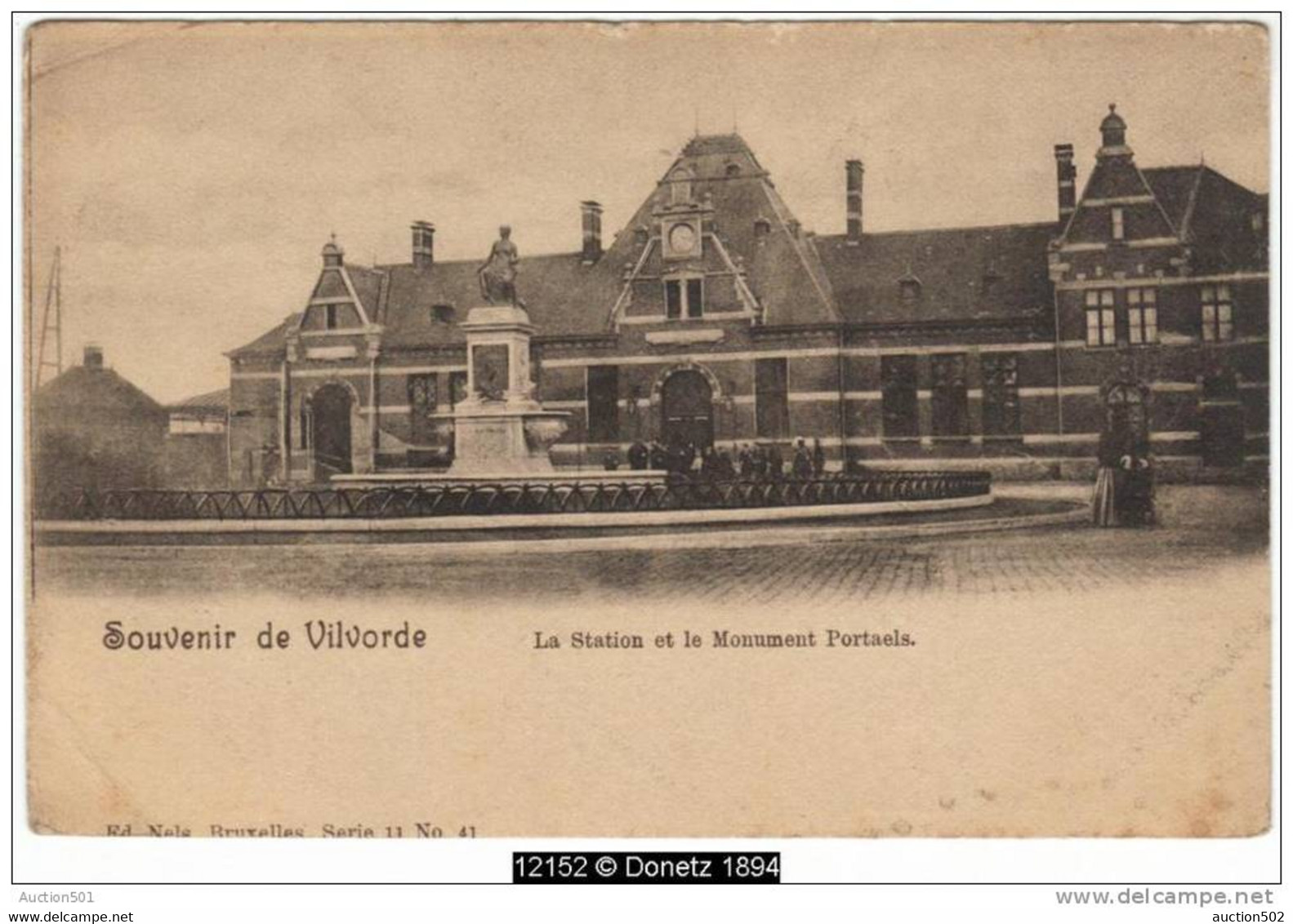 12152g STATION Et Le Monument Portaels - Vilvorde - Vilvoorde