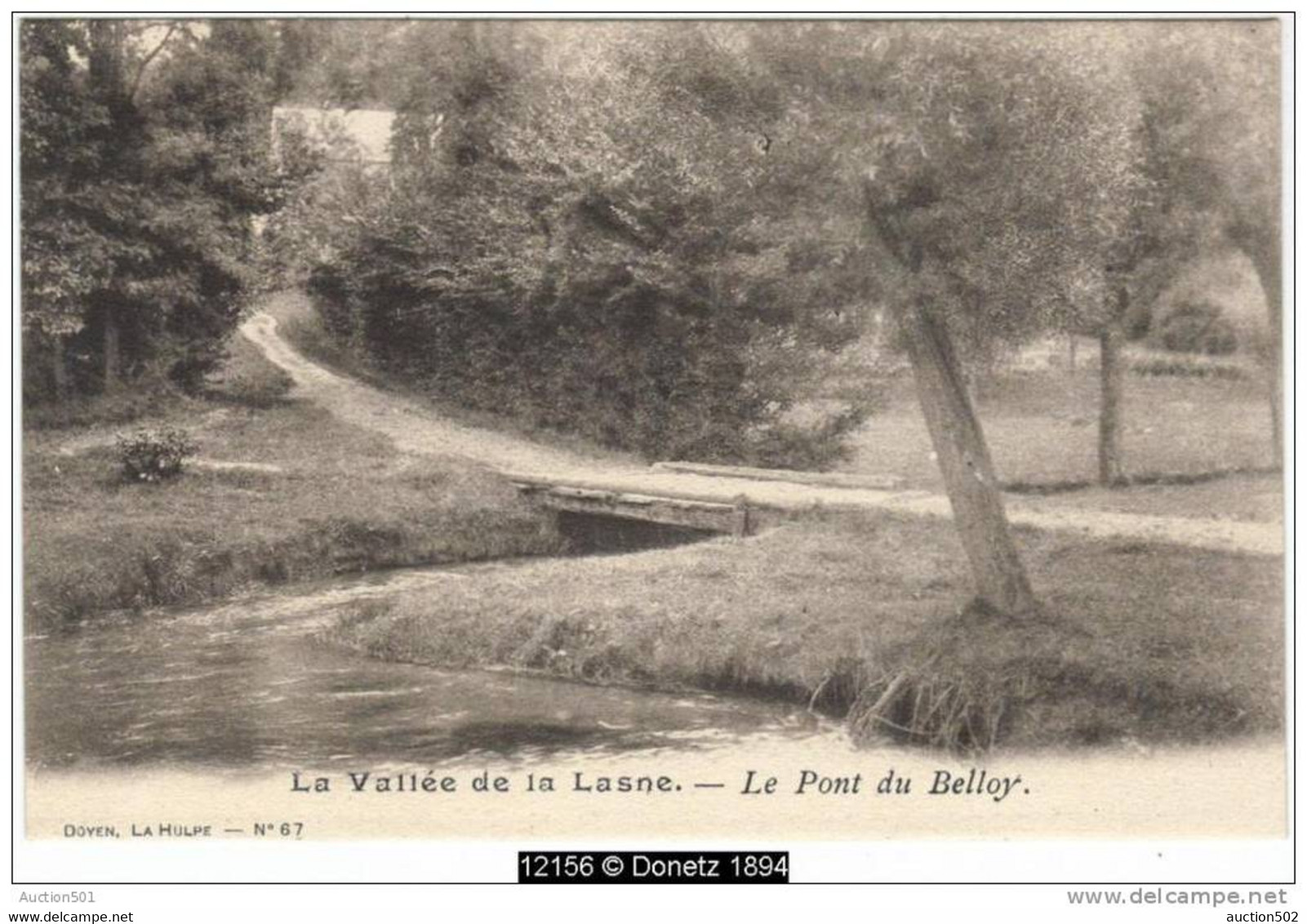 12156g PONT Du Belloy - La Vallée De La Lasne - Lasne