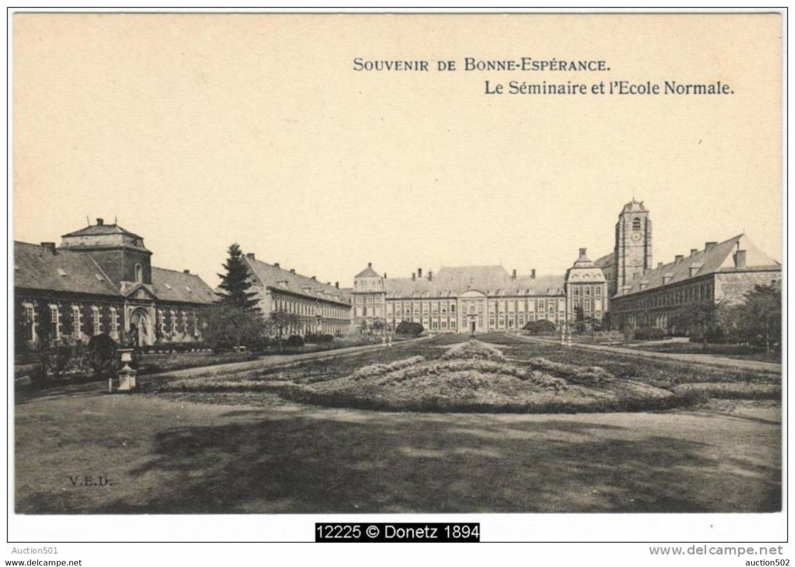 12225g SÉMINAIRE Et ECOLE Normale - Bonne-Espérance - Estinnes