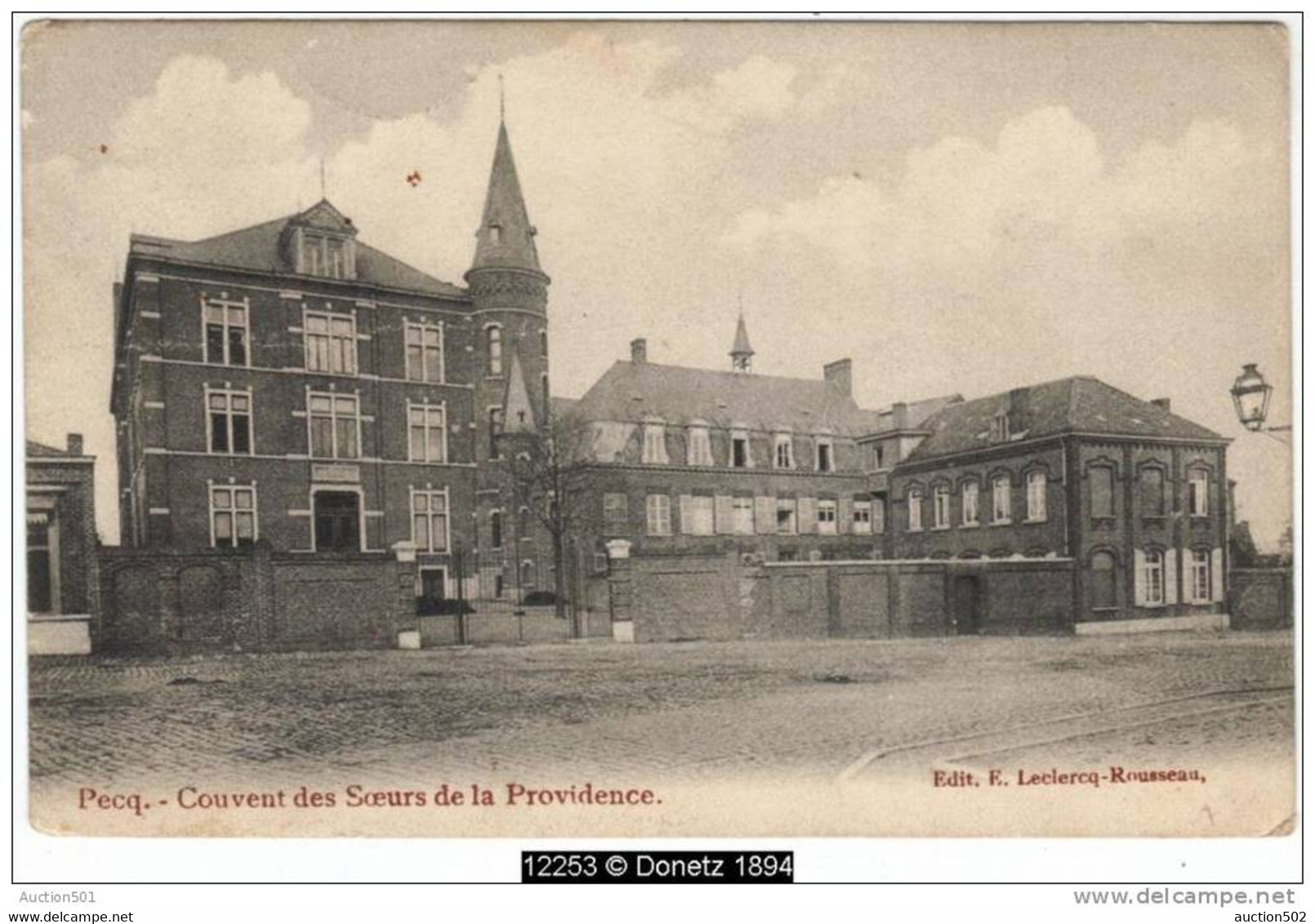 12253g COUVENT Des Soeurs De La Providence - Pecq - 1909 - Pecq