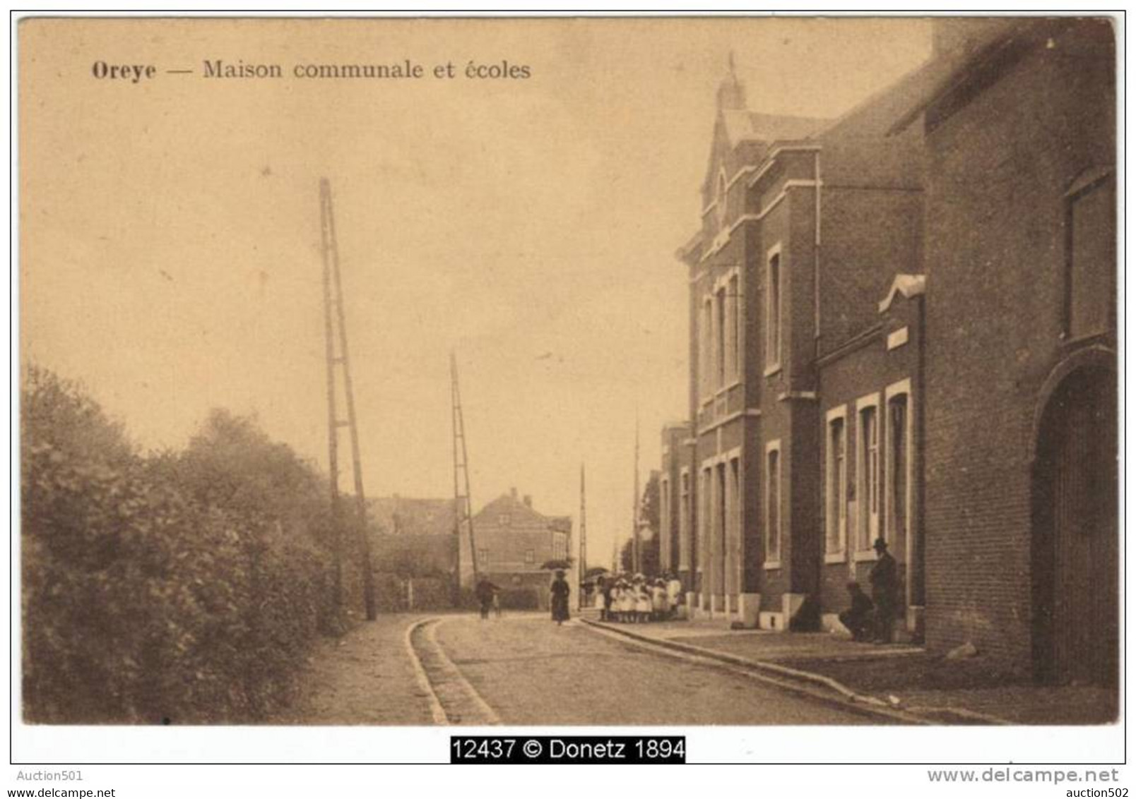12437g MAISON COMMUNALE Et ÉCOLES - Oreye - Oreye
