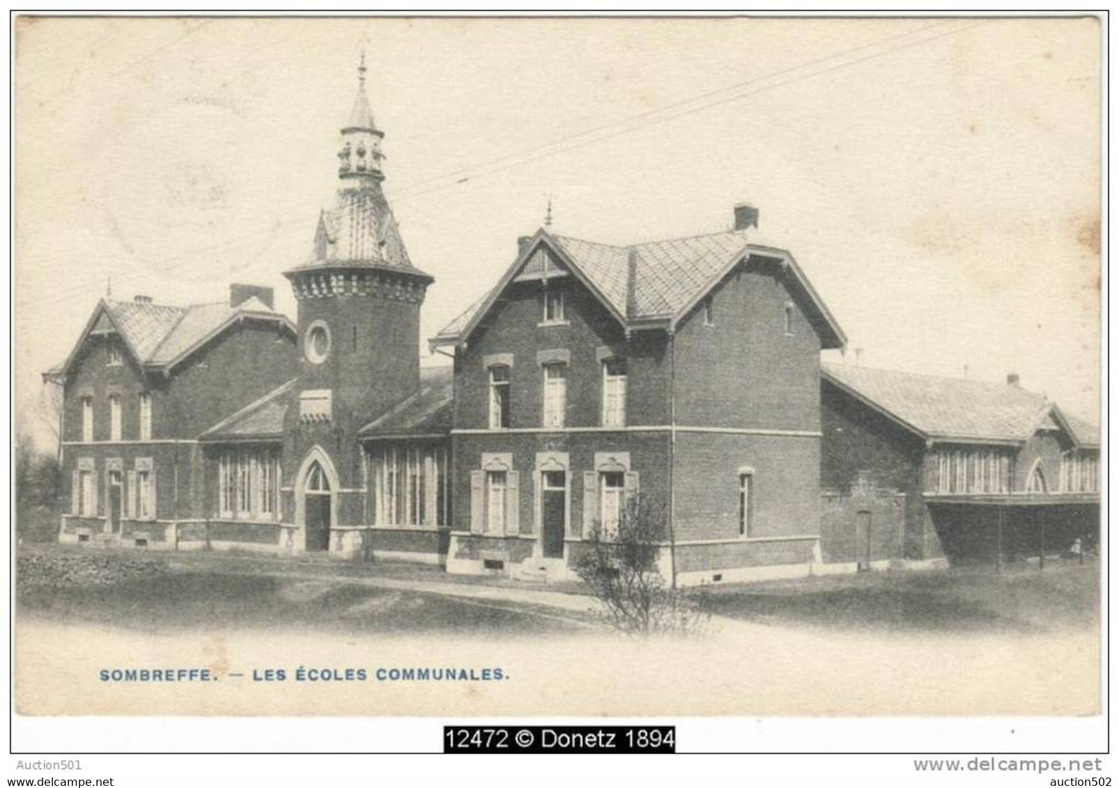 12472g ECOLES COMMUNALES - Sombreffe - 1907 - Sombreffe