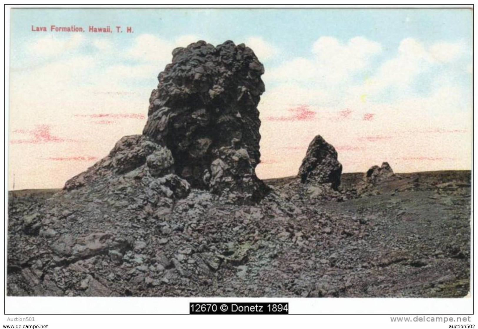 12670g HAWAII - Lava Formation - T. H. - Hawaï