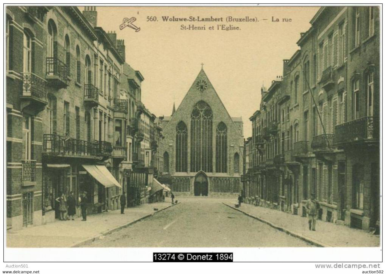 13274g Rue St-HENRI Et L'EGLISE - Woluwe St-Lambert - St-Lambrechts-Woluwe - Woluwe-St-Lambert