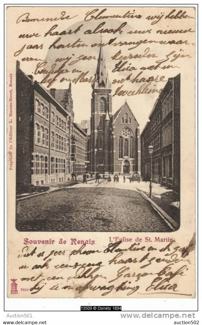 13509g EGLISE De ST. MARTIN - Renaix - 1903 - Ronse