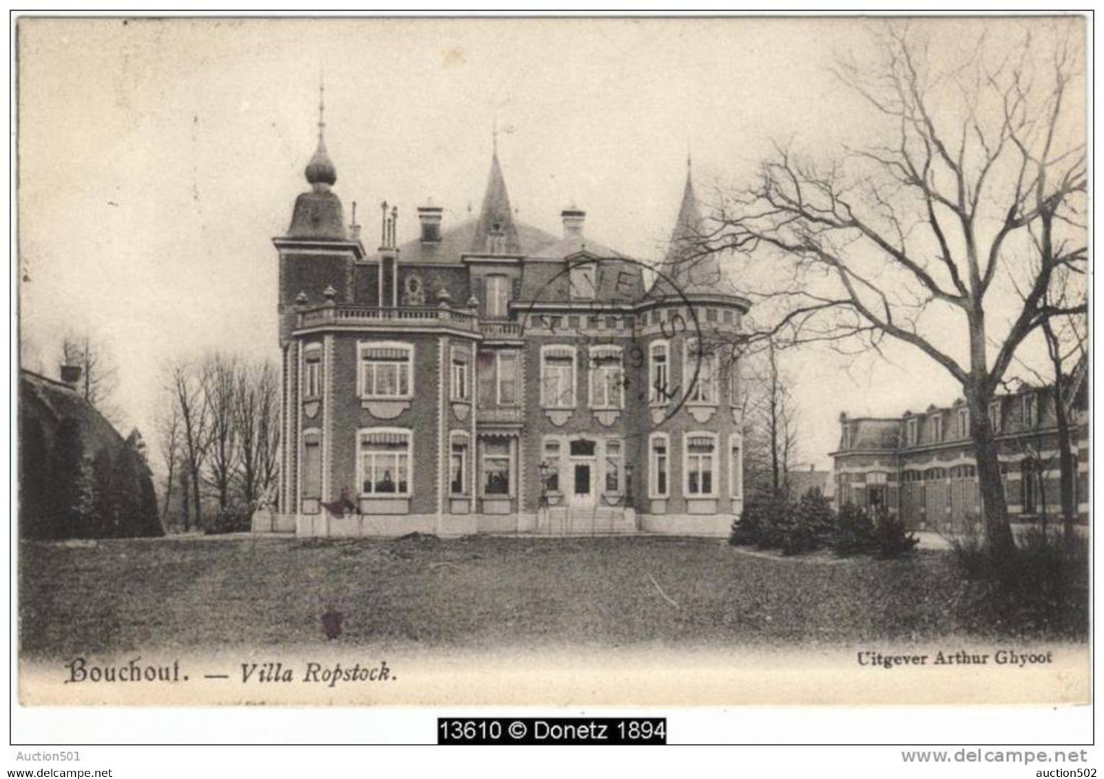 13610g BOUCHOUT - Villa Ropstock - 1906 - Boechout