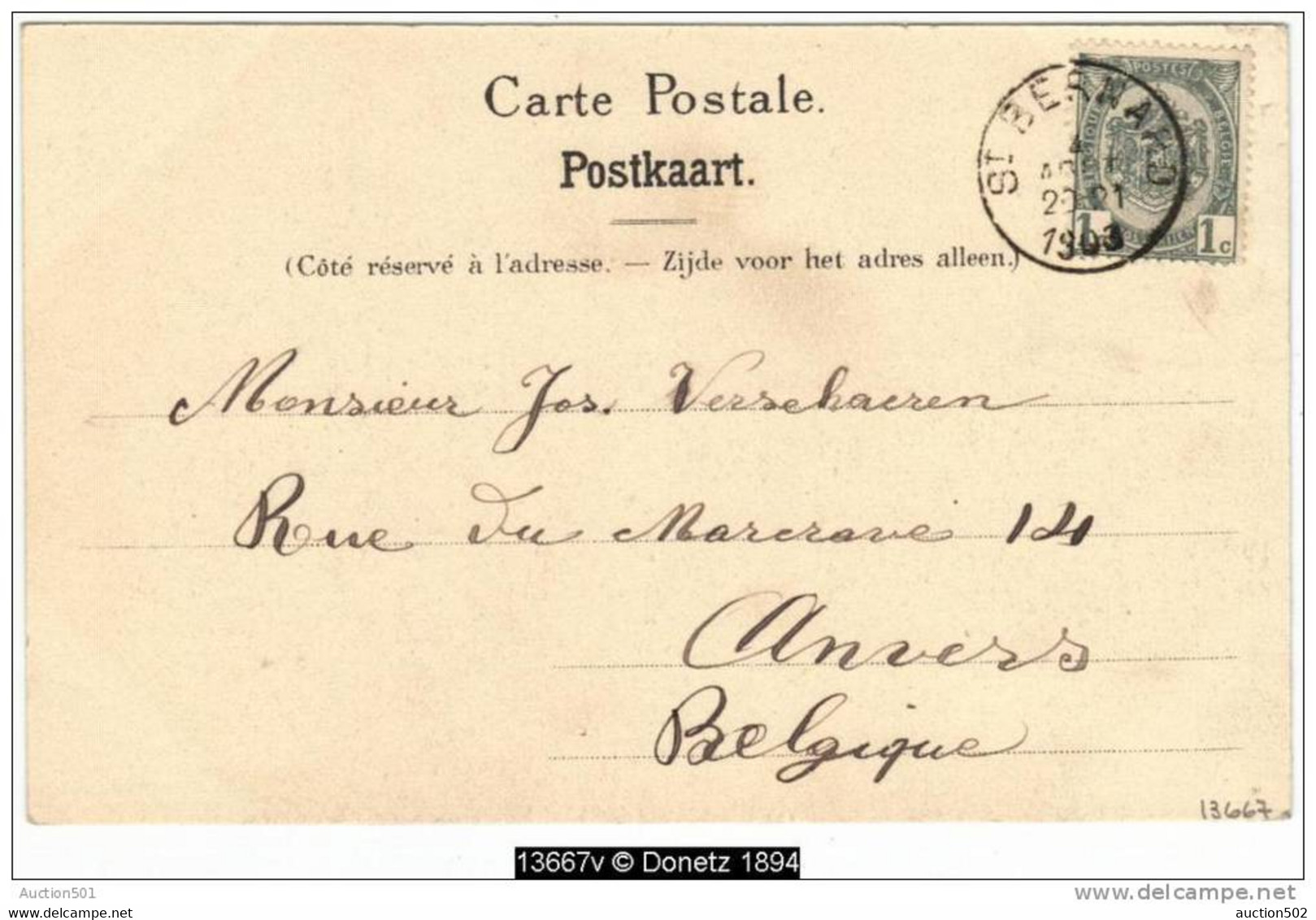 13667g CHÂTEAU - Hemixem - 1903 - Hemiksem