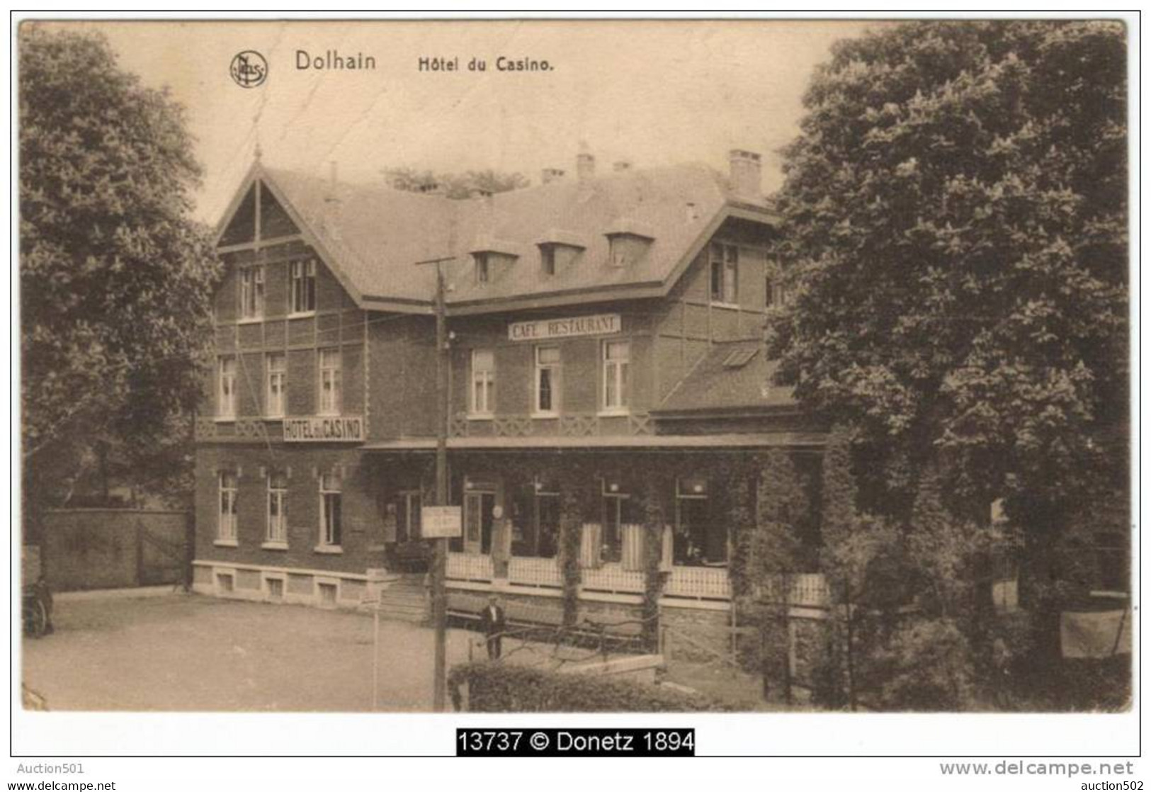 13737g HOTEL Du CASINO - CAFE - RESTAURANT - Dolhain - 1921 - Limbourg