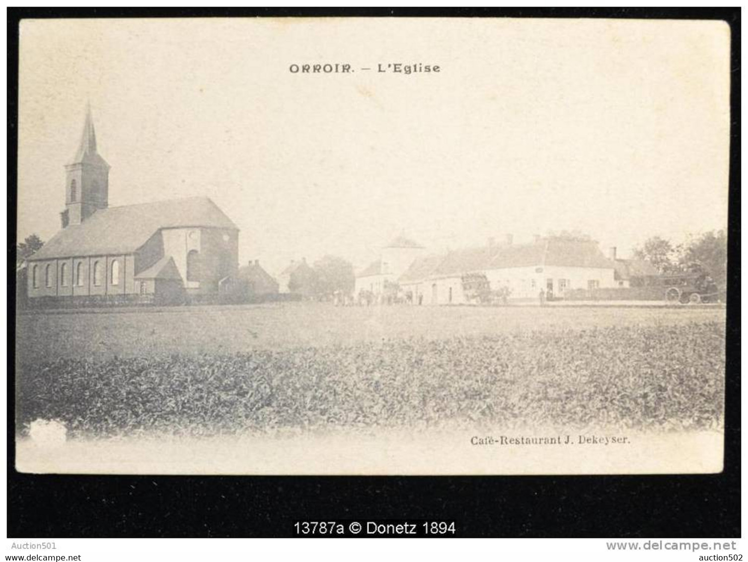 13787g CHAMPS De CULTURE - Orroir ORROIR - L'Eglise - Mont-de-l'Enclus