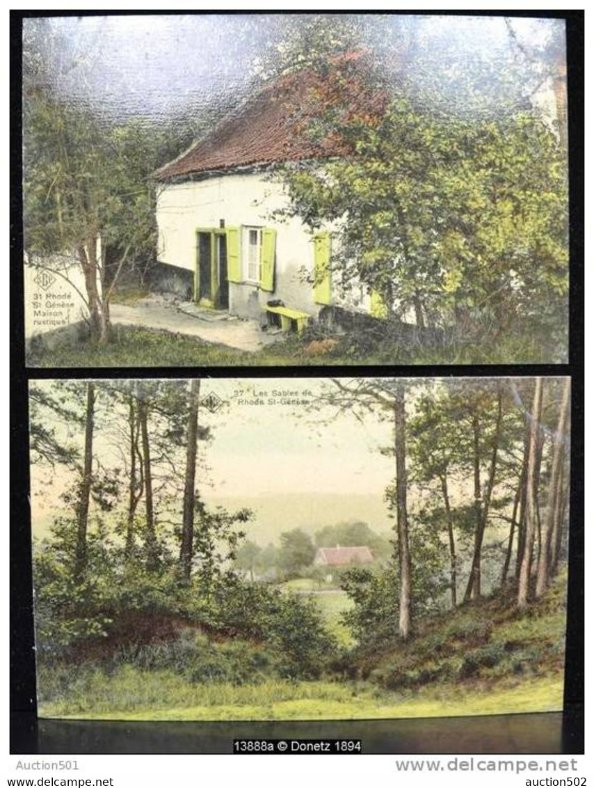 13888g MAISON RUSTIQUE - Les SABLES De Rhode St-Genèse - Série 2 Cartes - S.B.P. 37 - 31 - St-Genesius-Rode