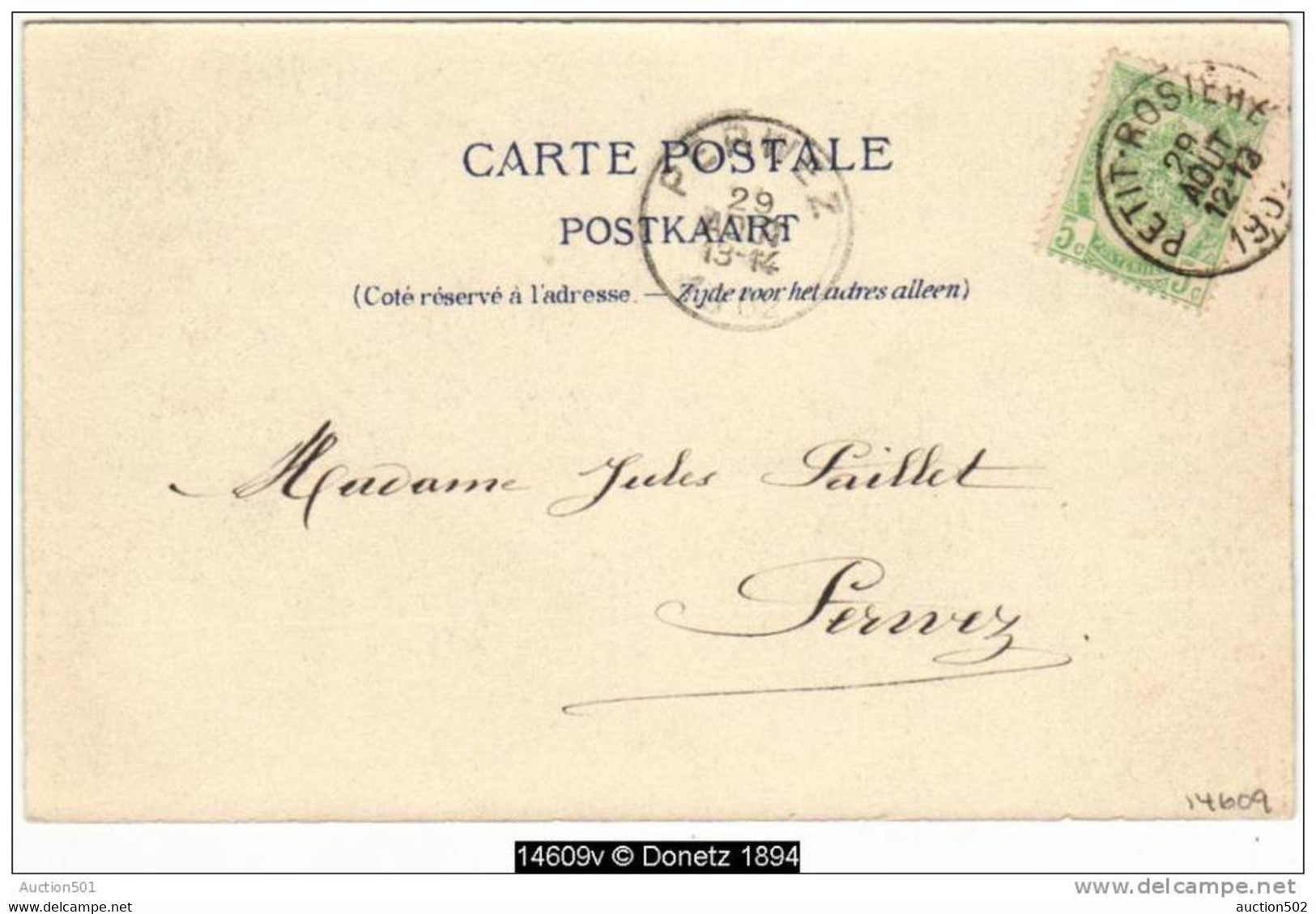 14609g PONT - Le Riveaux - Jauche - 1902 - Orp-Jauche