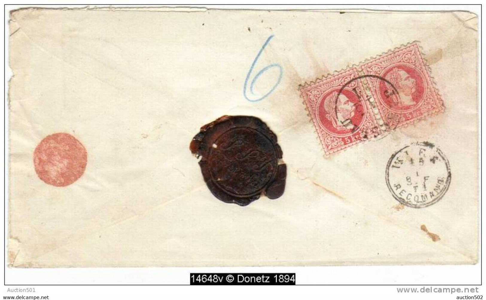 14648 RECOM. REGISTERED JAROSLAV Uprated Austria Stationery Envelope To Wien 1871 - Briefe U. Dokumente