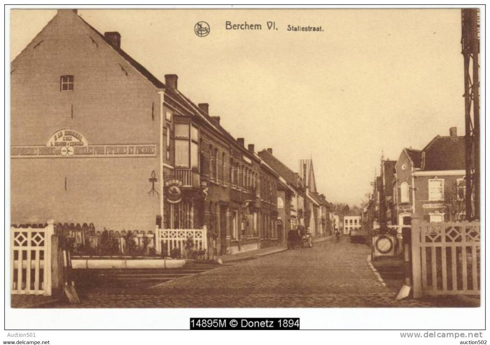 14895Mg PASSAGE à NIVEAU - Statiestraat - Marroquinerie - Articles Pour Fumeurs Et Priseurs - Berchem - Kluisbergen