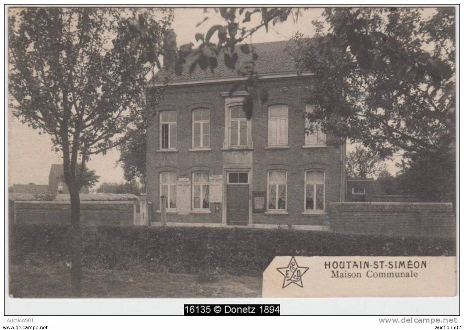 16135g MAISON COMMUNALE - Houtain-St-Siméon - Oupeye