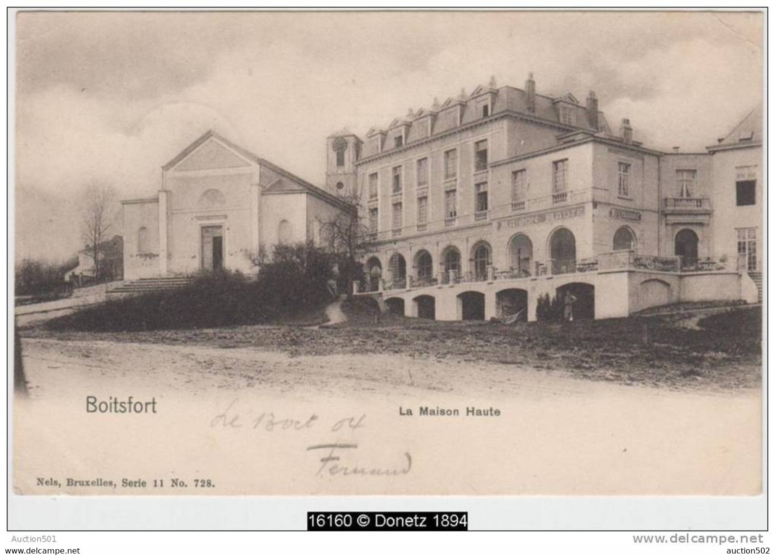 16160g MAISON HAUTE - Boitsfort - 1904 - Watermael-Boitsfort - Watermaal-Bosvoorde