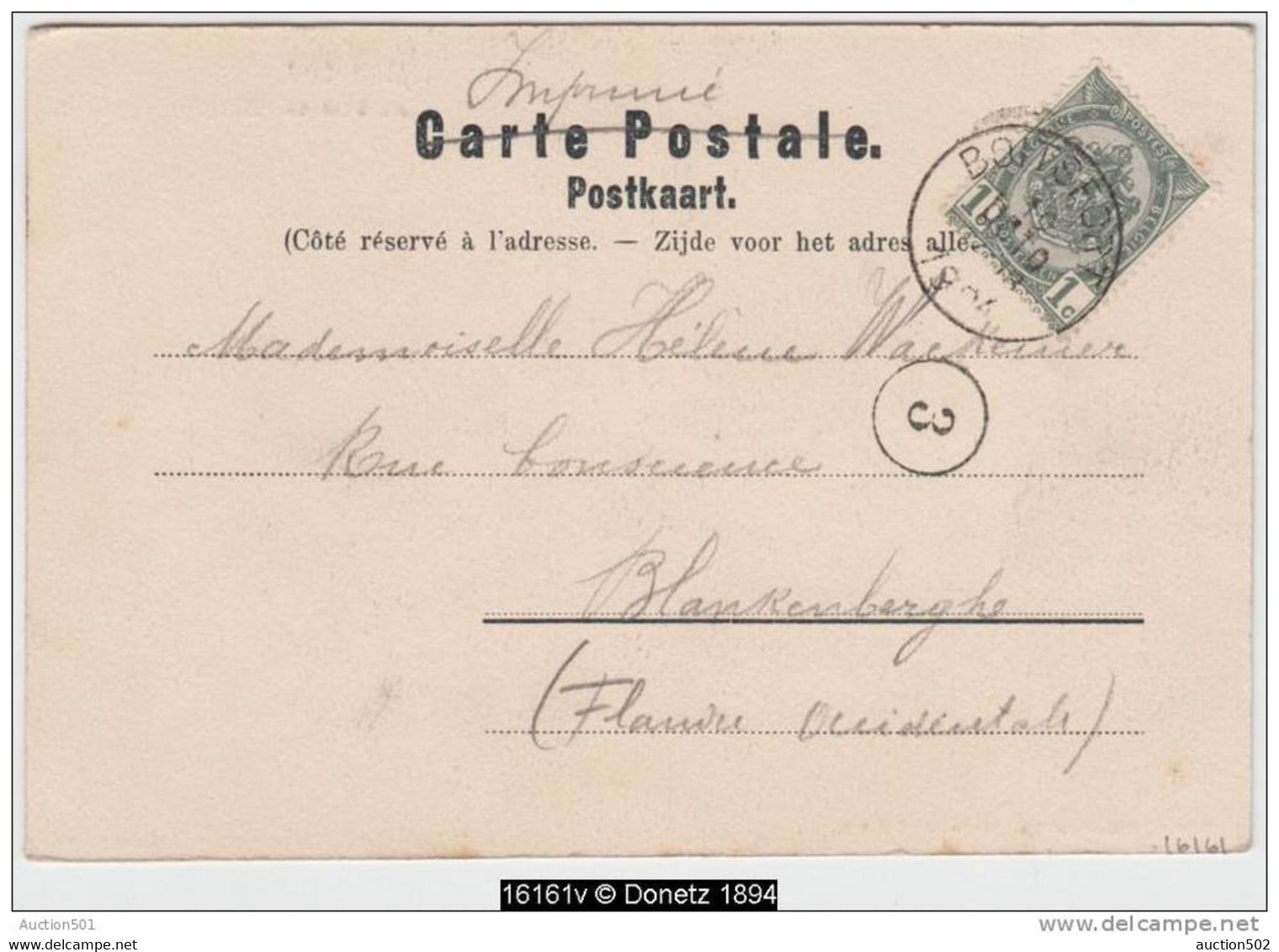 16161g Au Bord D' L'ETANG - Boitsfort - 1904 - Watermaal-Bosvoorde - Watermael-Boitsfort