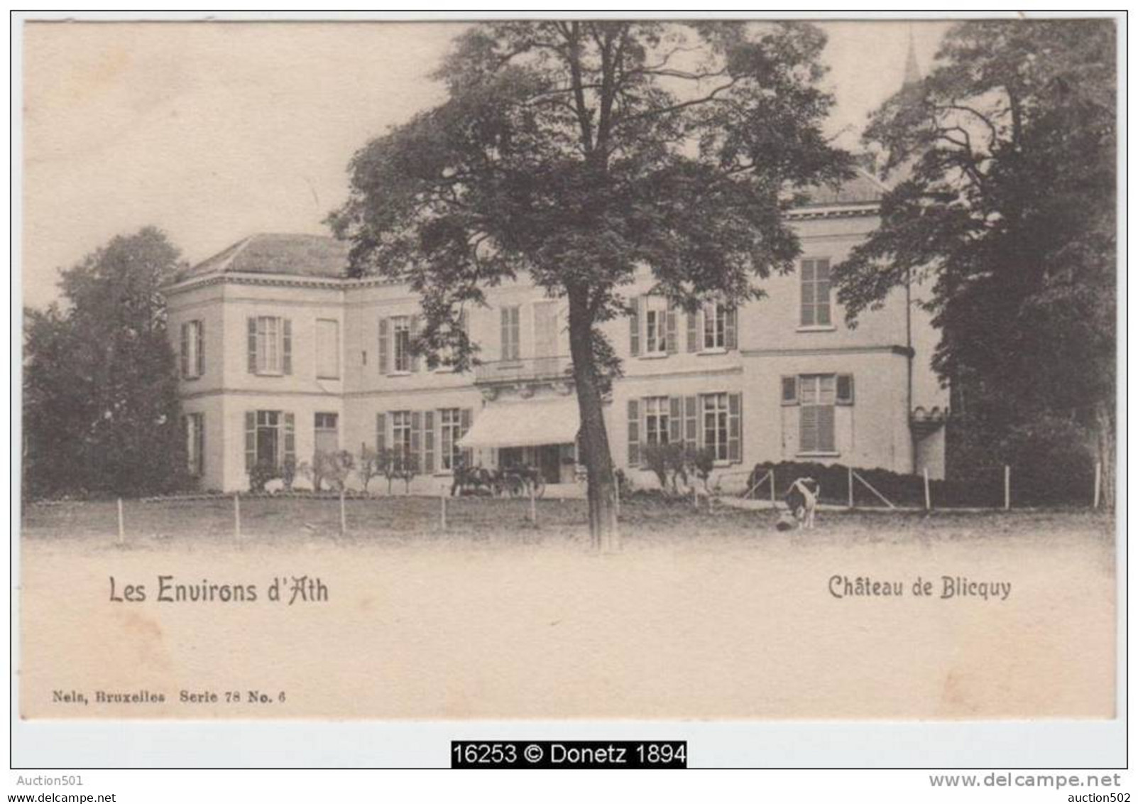 16253g CHATEAU De BLICQUY - Leuze-en-Hainaut