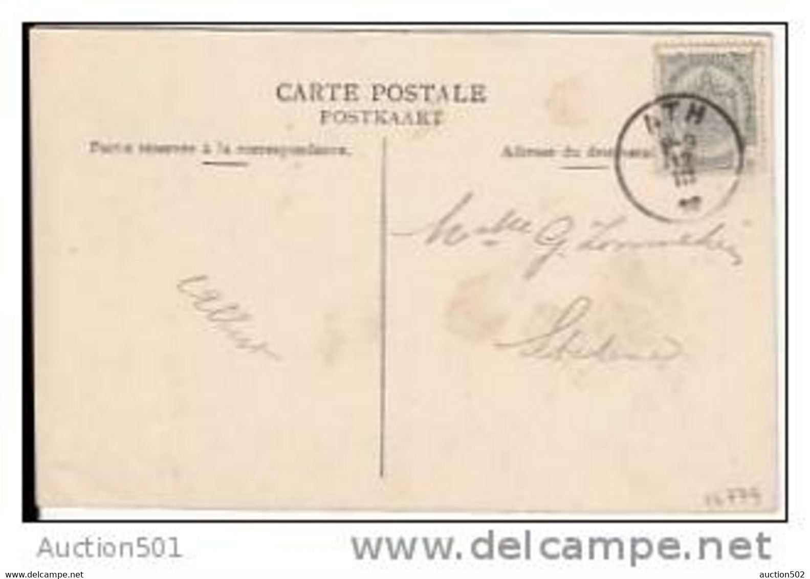 16779g MARCHE Aux TOILES - RUE De TOURNAI - Poissonnerie - Ath - 1912 - Ath