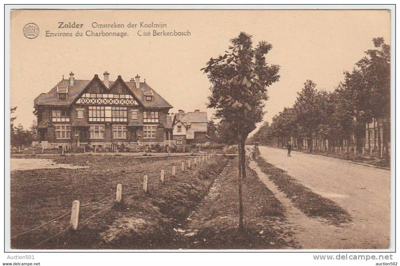 16853g CHARBONNAGES - Omstreken Der Koolmijn - Cité Berkenbosch - Zolder - 1929 - Heusden-Zolder