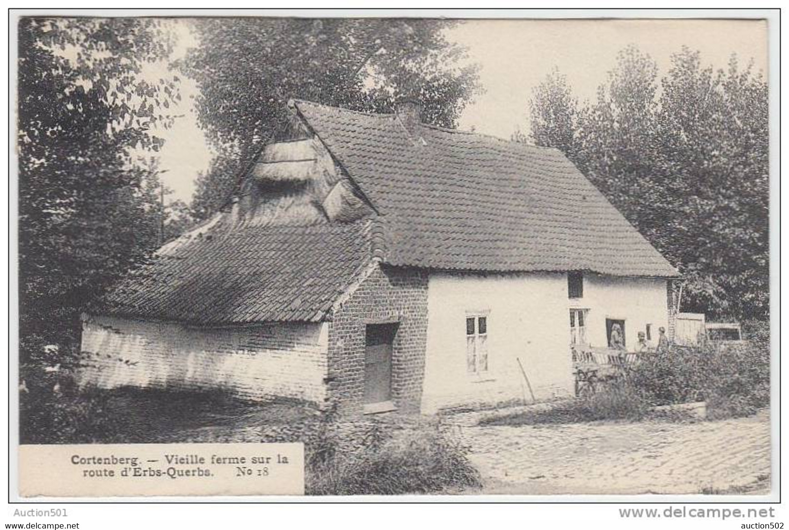 16963g Vieille FERME - Route D'ERBS-QUERBS - 1907 - Kortenberg