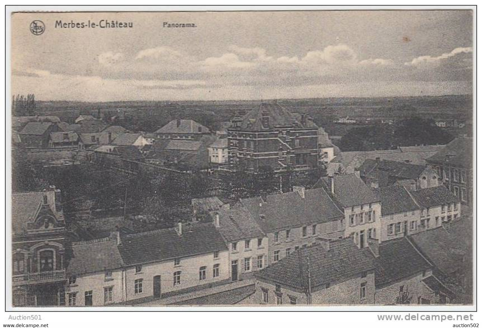 17110g PANORAMA - Merbes-le-Château - 1908 - Merbes-le-Chateau