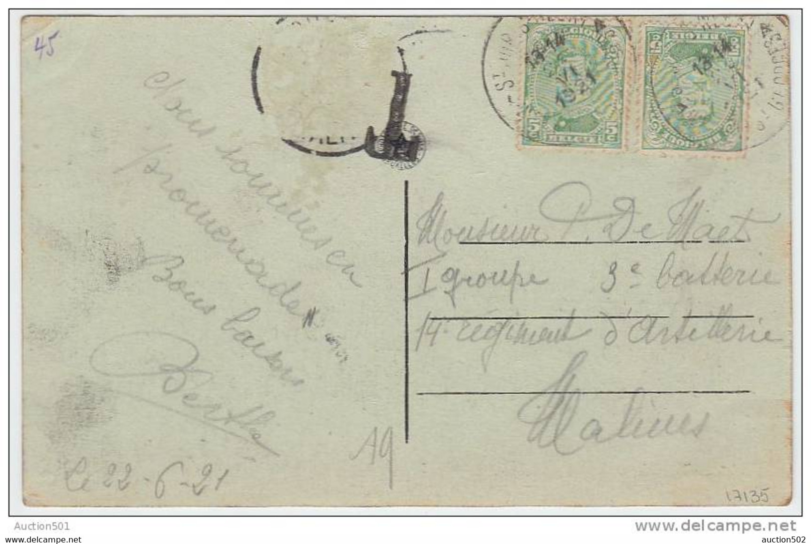 17135g EGLISE - Weert St. Georges - 1921 - Oud-Heverlee