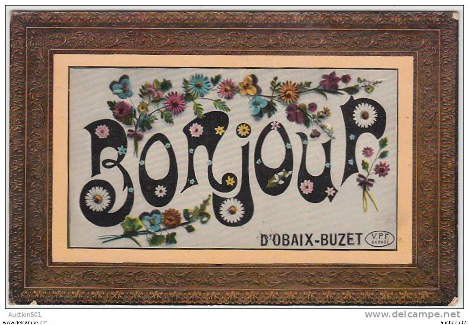 17147g OBAIX - BUZET - Bonjour - 1910 - Pont-a-Celles