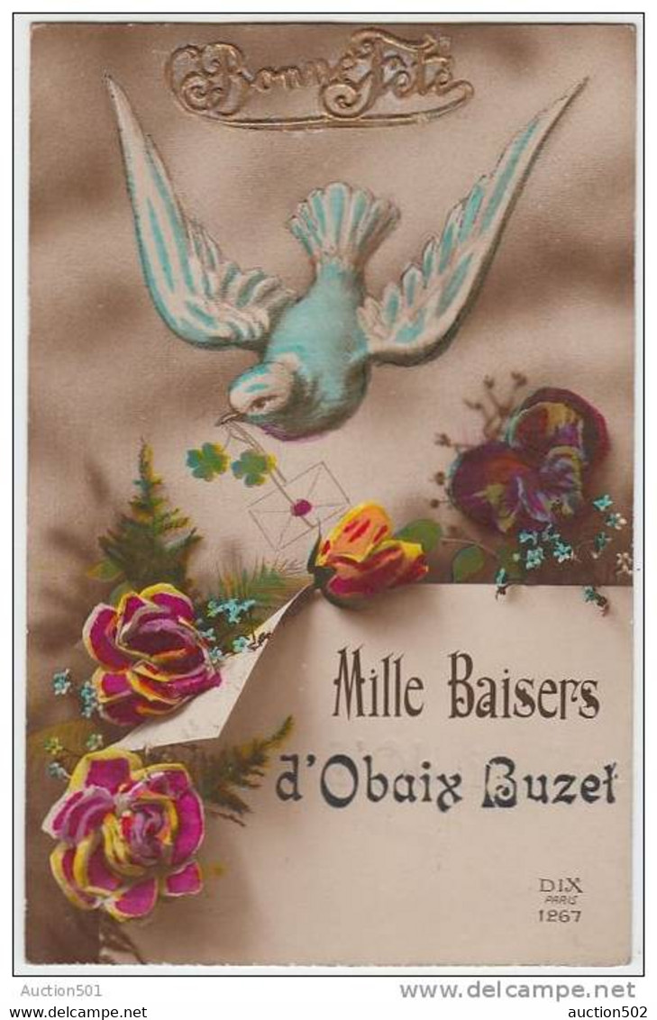 17293g OBAIX-BUZET - "Bonne Fête - Mille Baisers" - 1919 - Pont-à-Celles