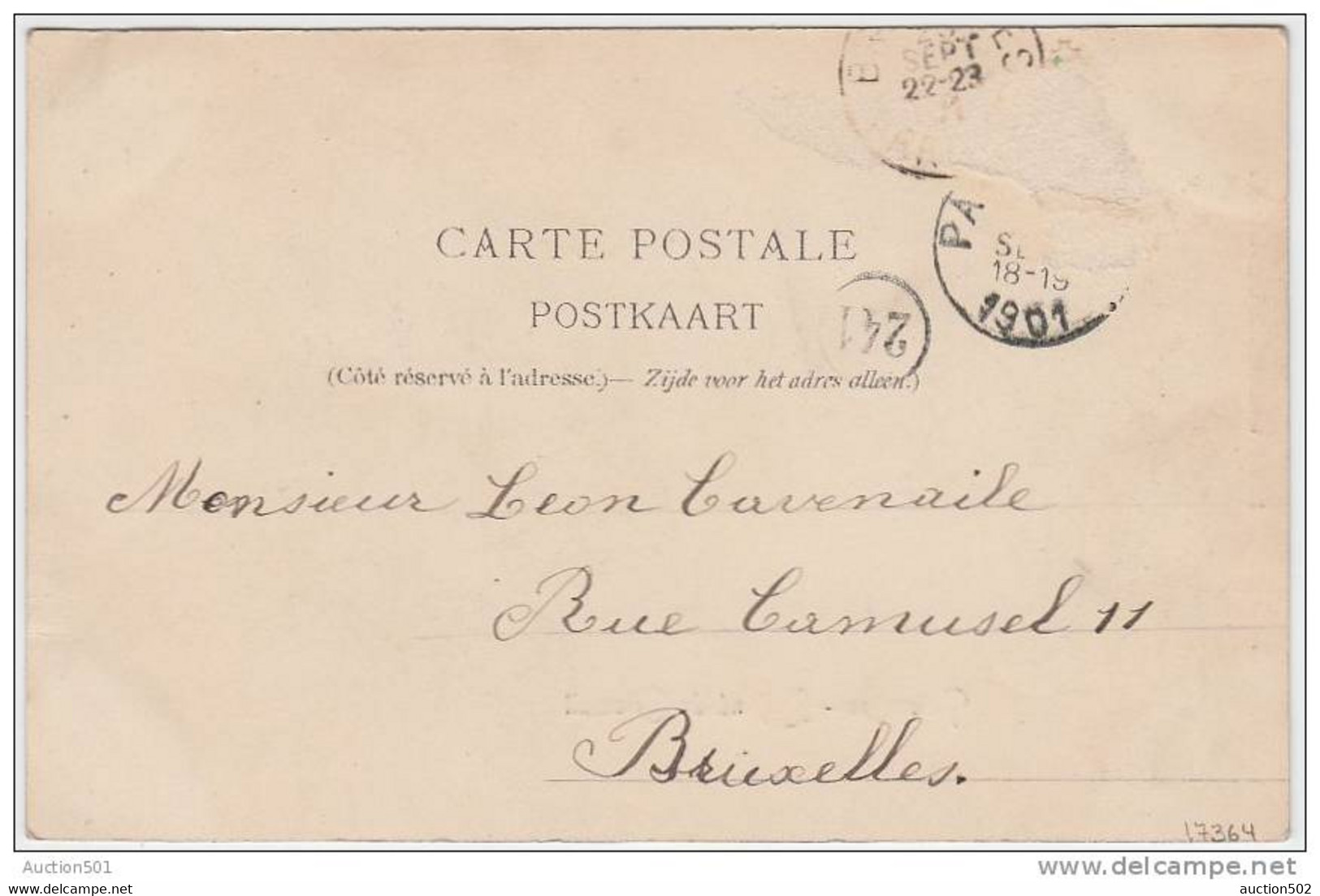 17364g ENTREE Du VILLAGE - Fond De Grisoeuil - Paturages - 1901 - Colfontaine
