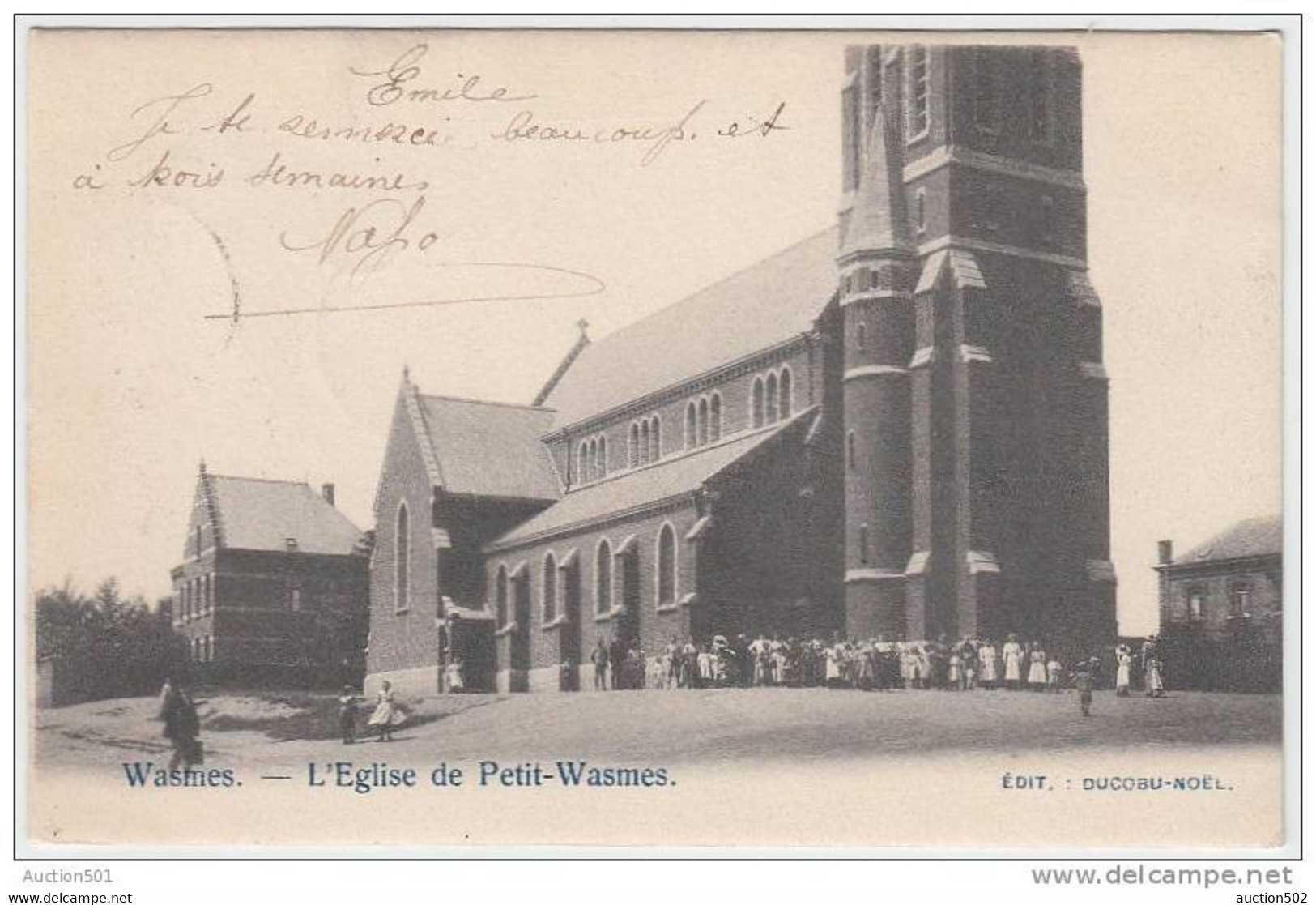 17374g EGLISE - Petit-Wasmes - 1903 - Colfontaine