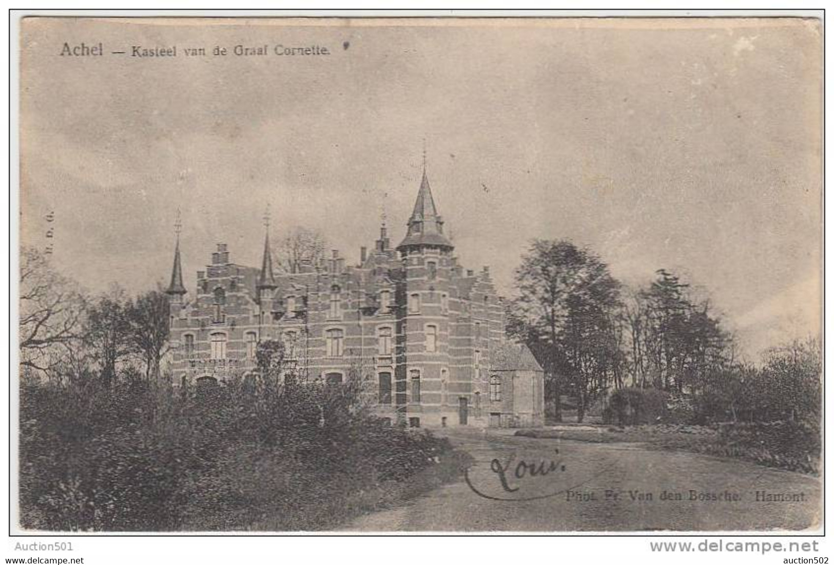 17710g KASTEEL Van De GRAAF Cornette - 1907 - Hamont-Achel